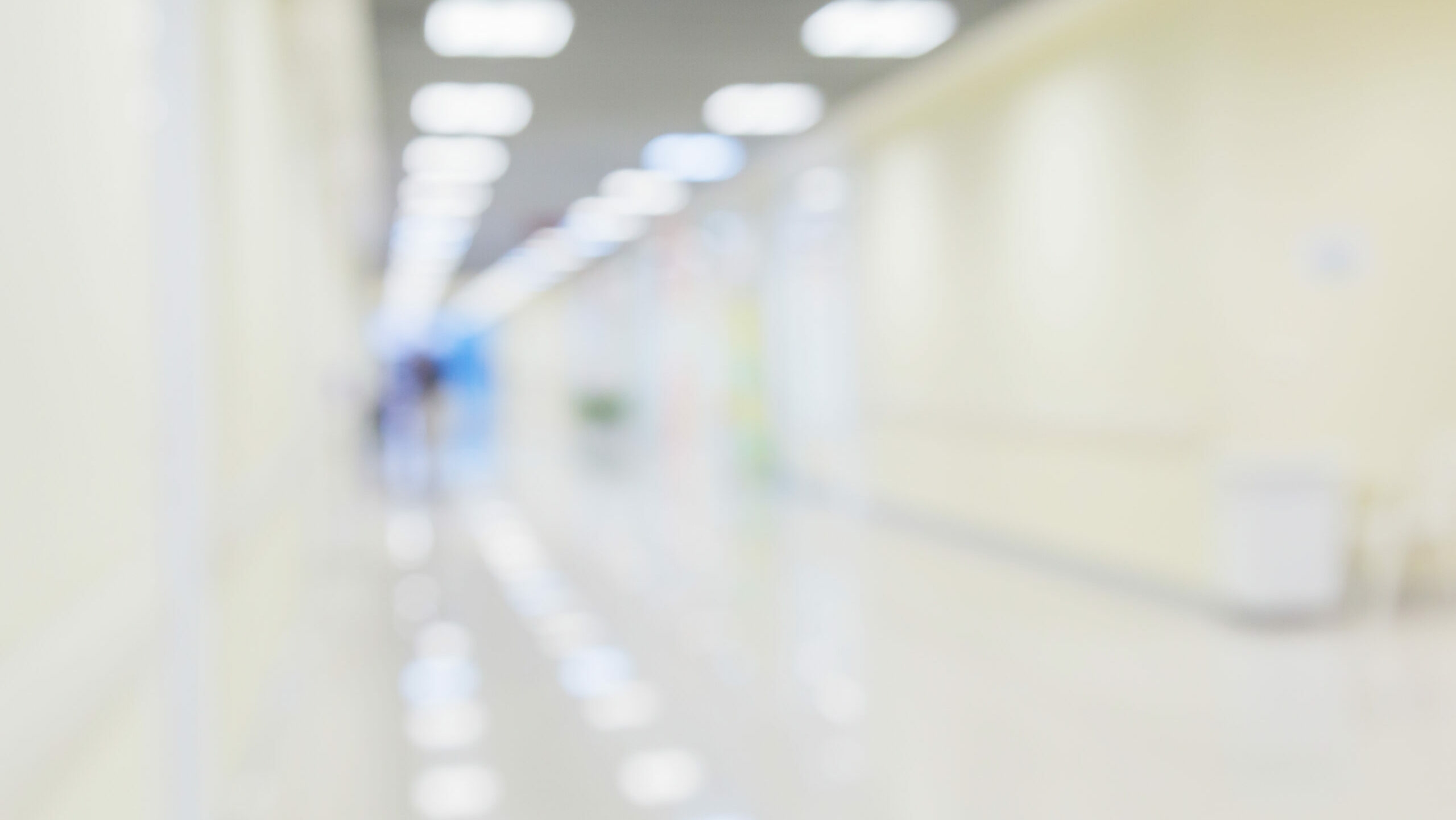 blur image background of corridor in hospital or clinic image
