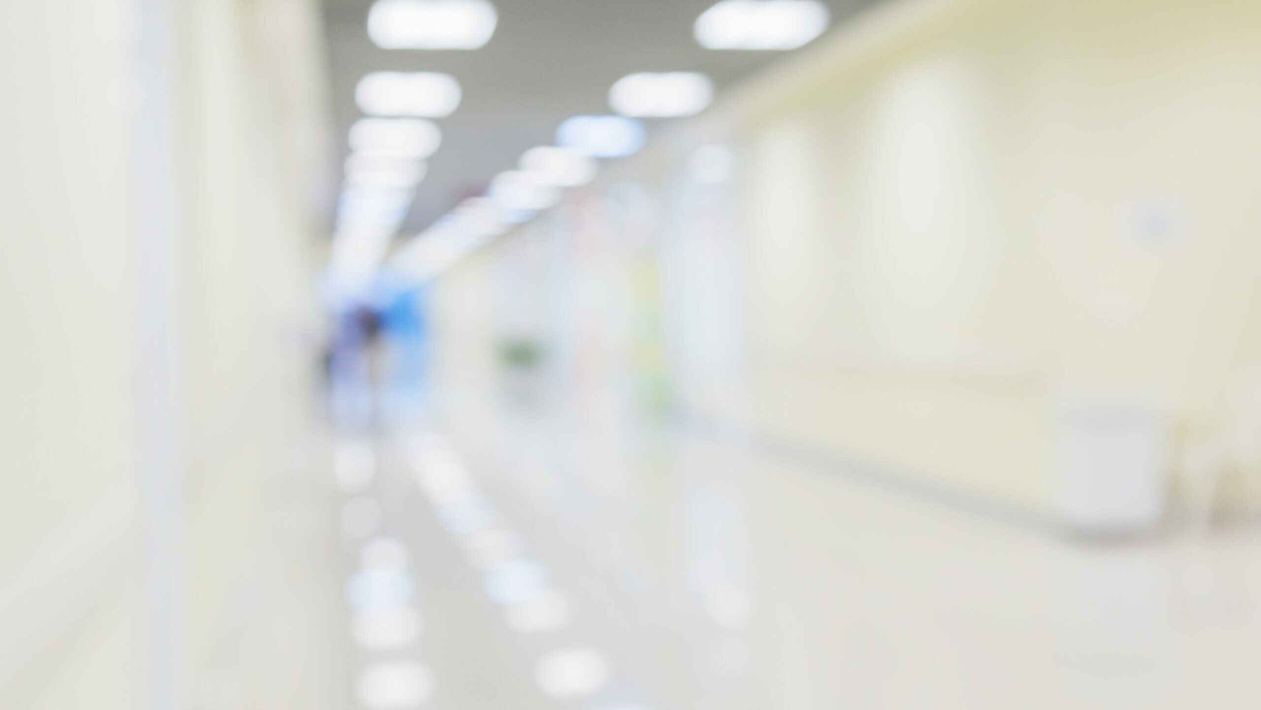 blur image background of corridor in hospital or clinic image